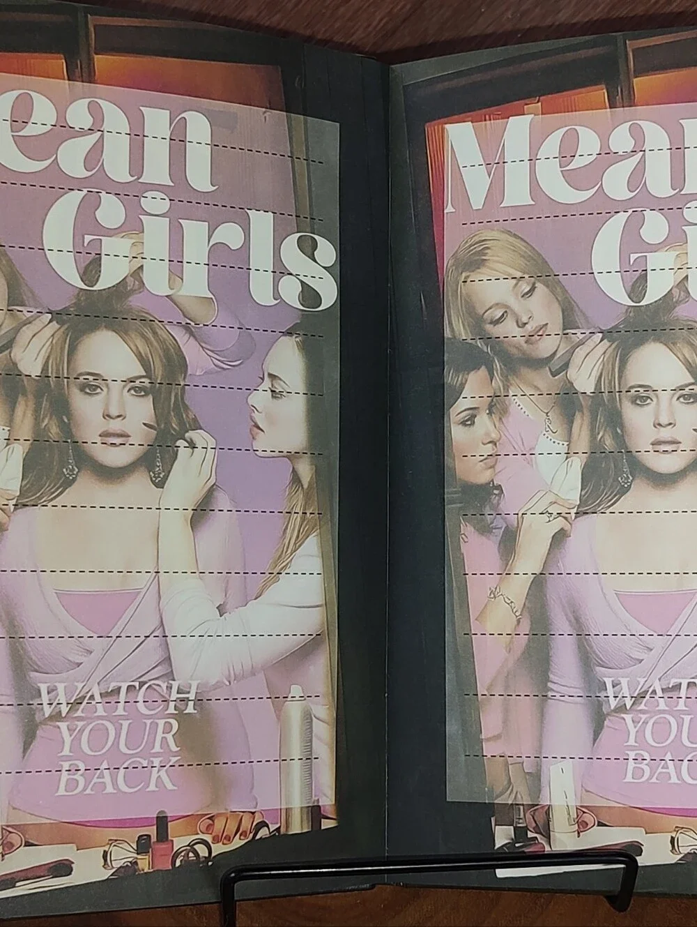 New! Mean Girls Peel Leather Soft Cover Full Color Notebook Journal